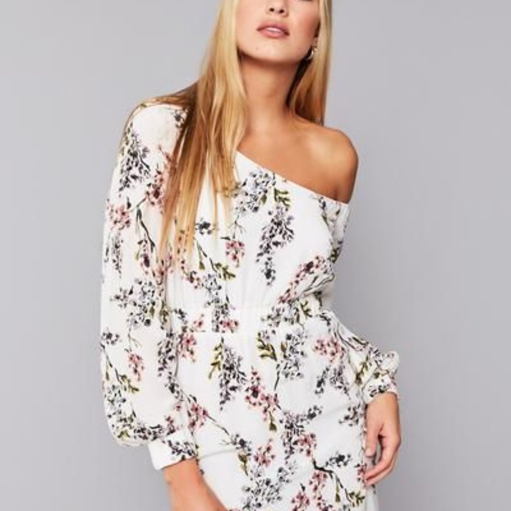Stone Cold Fox Johnny Dress White Autumn Floral